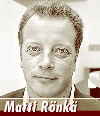 Der Schriftsteller Matti Rönkä
